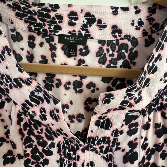 TALBOTS Blouse/Shirt LP Large-Petite pullover 100% Cotton. Cool & Lightw… - Picture 5 of 7